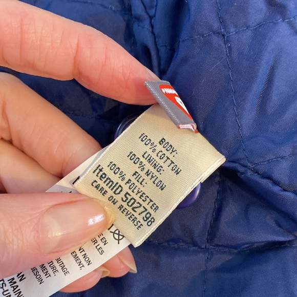 L.L. Bean Plaid Shacket Shirt Jacket Quilted Lining Button Up Primaloft Large - Picture 11 of 16